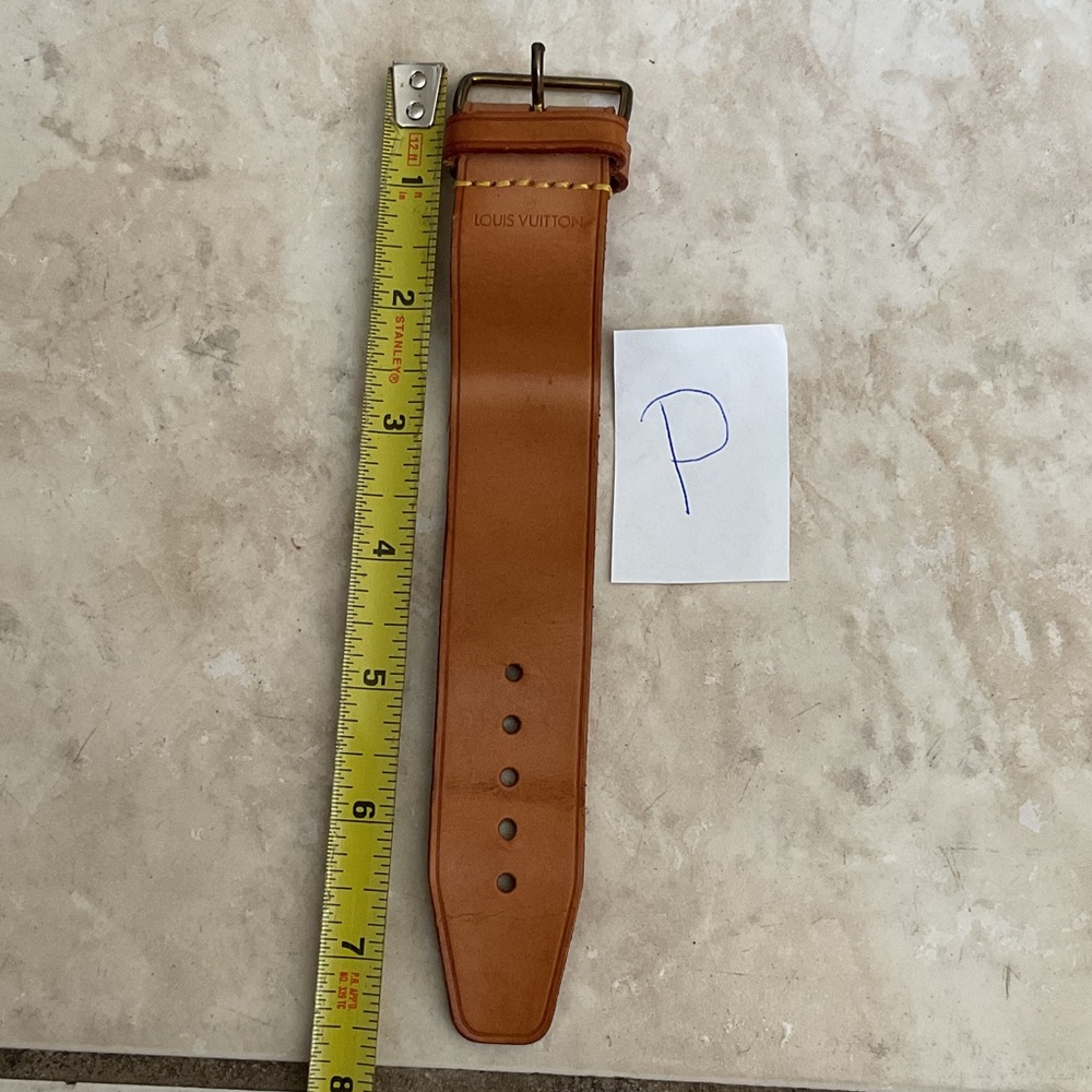 Louis Vuitton Vachetta Leather Strap in Light Tan